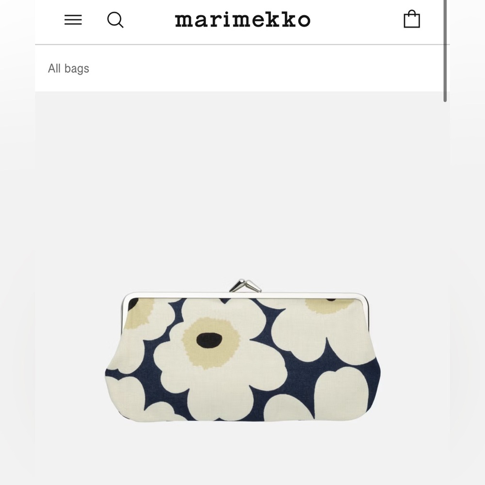 Marimekko Mini Unikko Purse - Picture 2 of 4